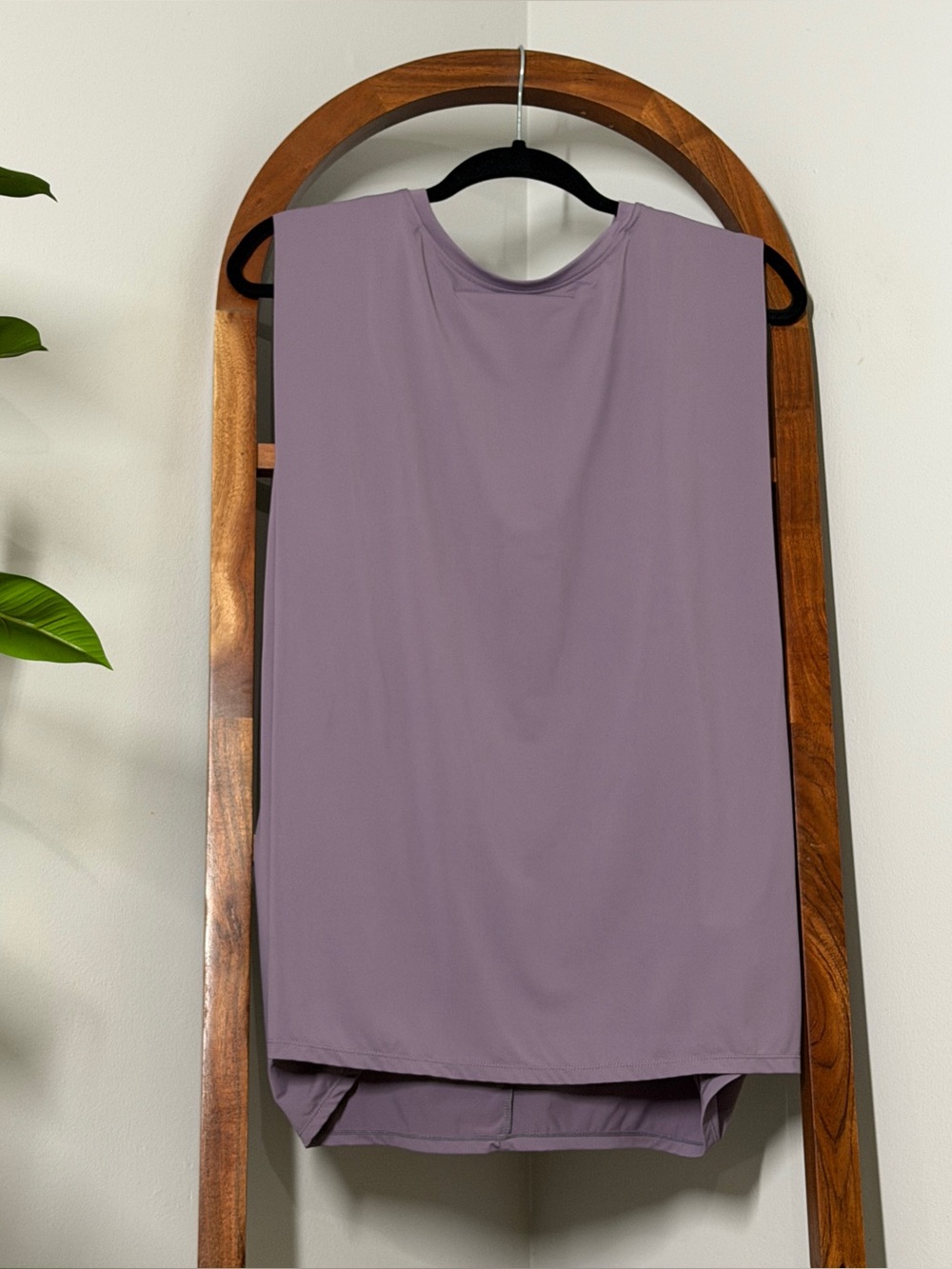 Halara 1X Purple Plus Size Round Neck Cool Touch Yoga Tank Top UPF50+